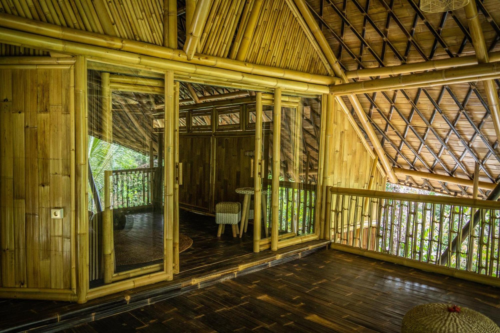 Vila Eco Bamboo Island Bali - Bamboo House #3 Selat Exteriér fotografie