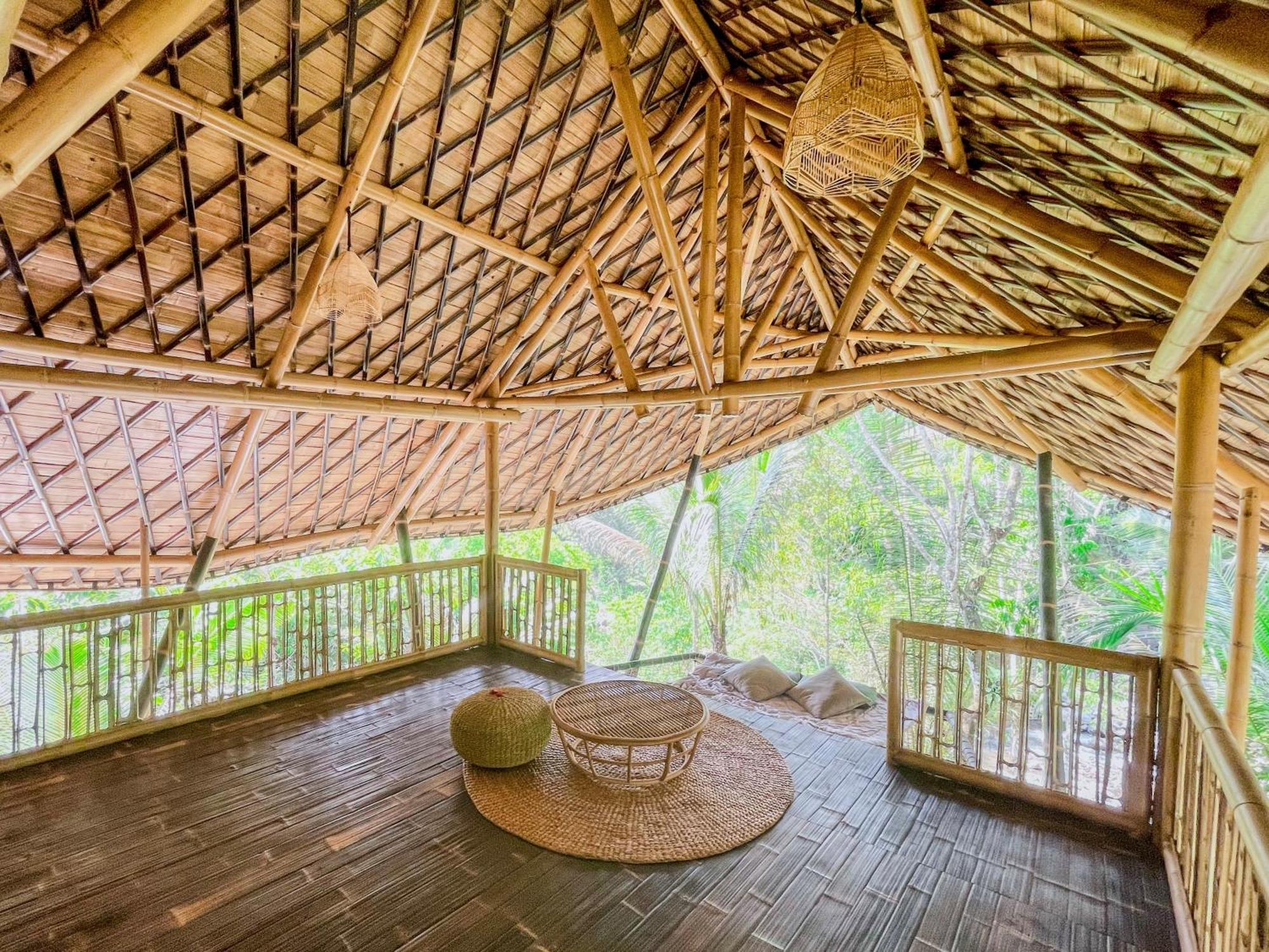 Vila Eco Bamboo Island Bali - Bamboo House #3 Selat Exteriér fotografie
